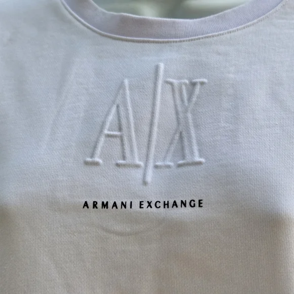 Armani Exchange White Midi Dress 333 - Picture 6 of 13